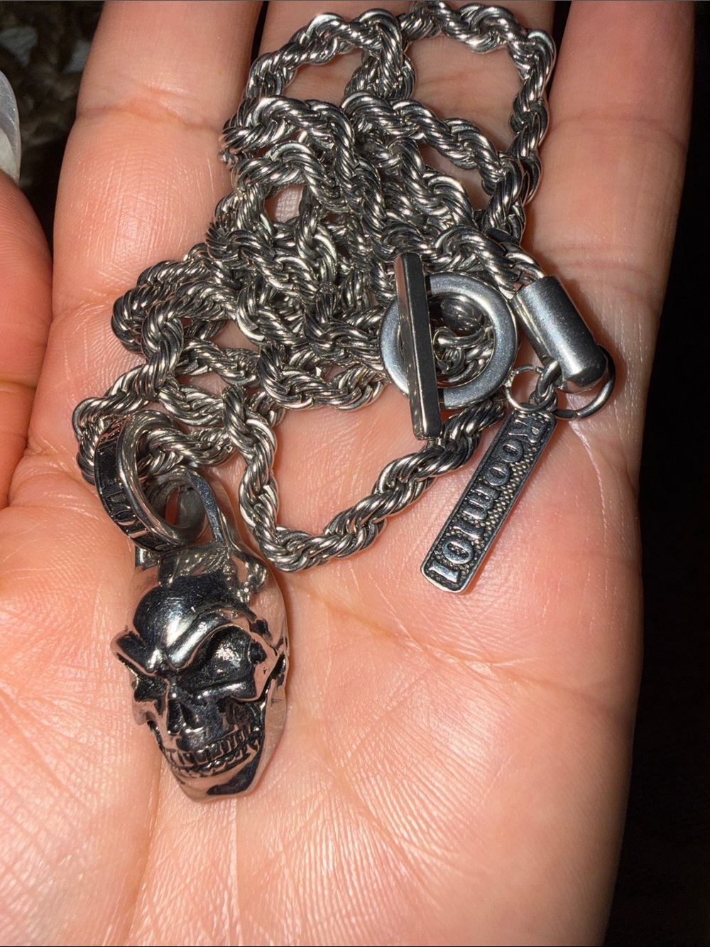 Room 101  Skull Pendant Necklace